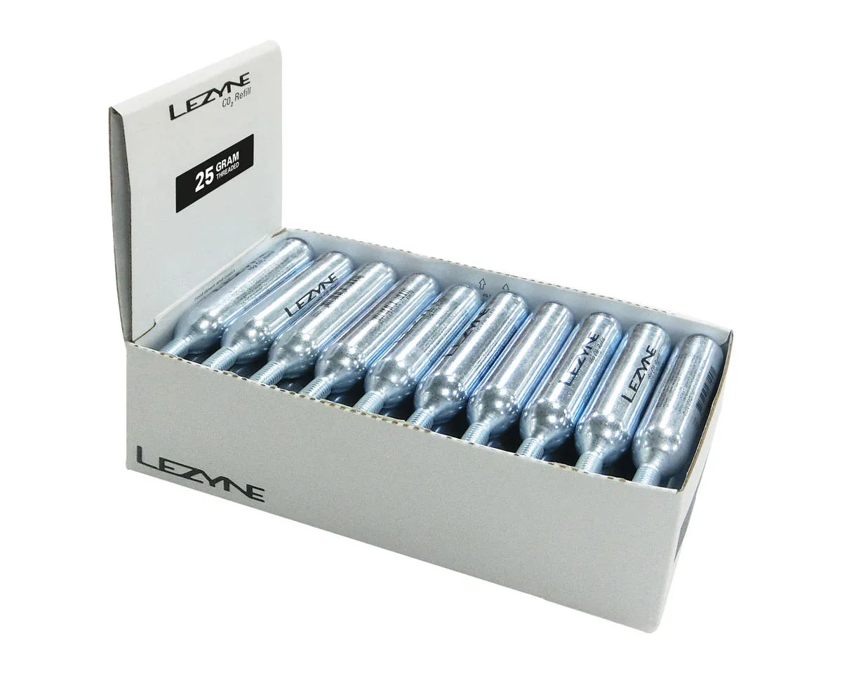 Lezyne CO2 Cartridge Bulk Box (30 Pack) (25g)